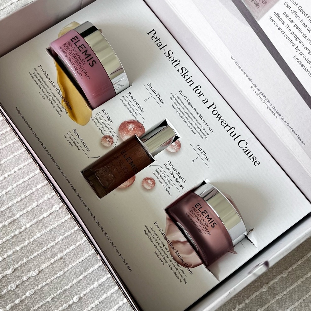 Elemis pro collagen marine skincare set